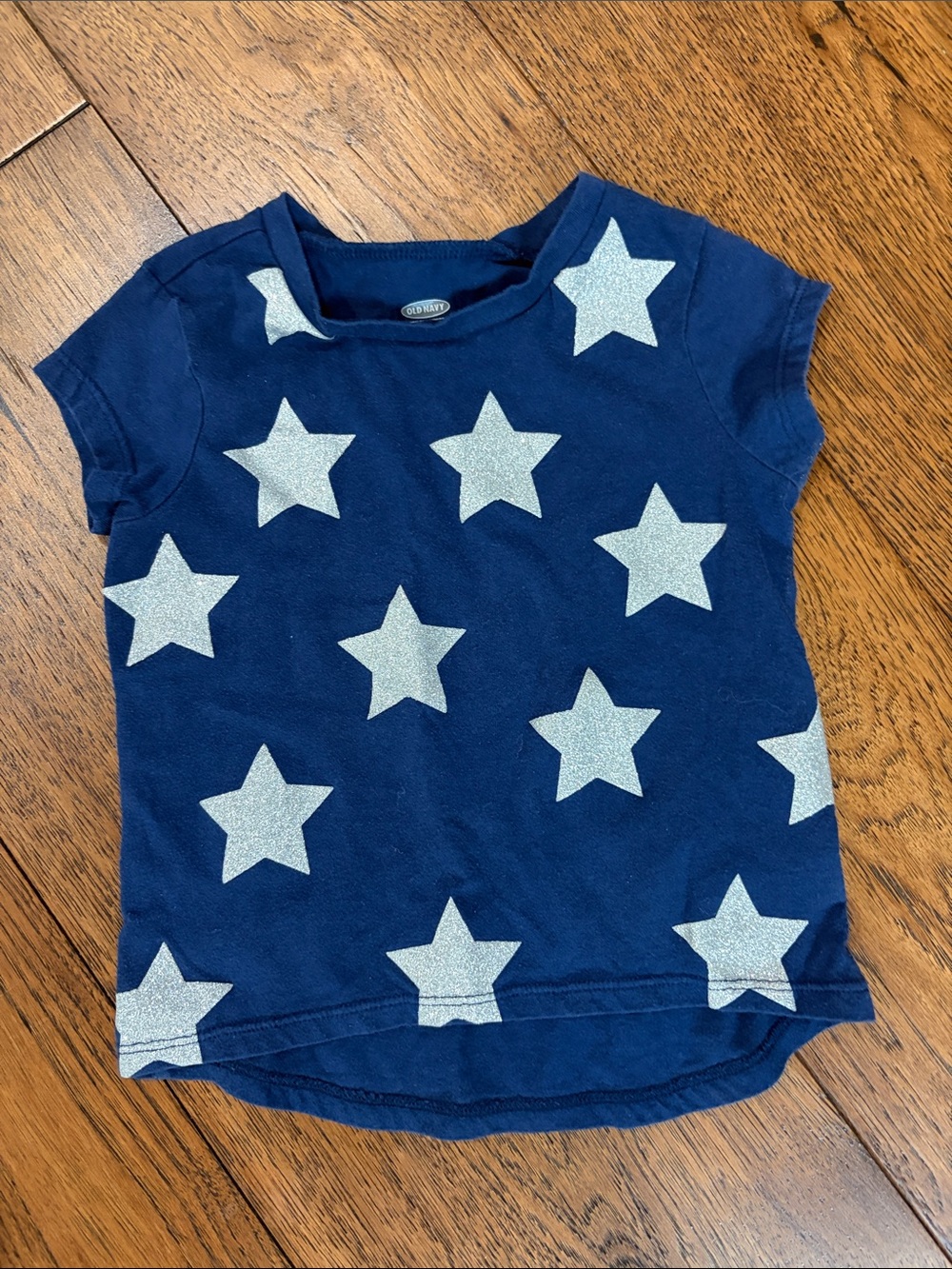 3 for $12 💚Navy Tshirt with Silver Stars